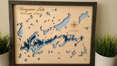 Nungesser Lake 3D-Lake Maps