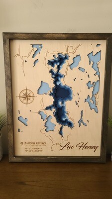 Lake Heney 3D-Lake Maps