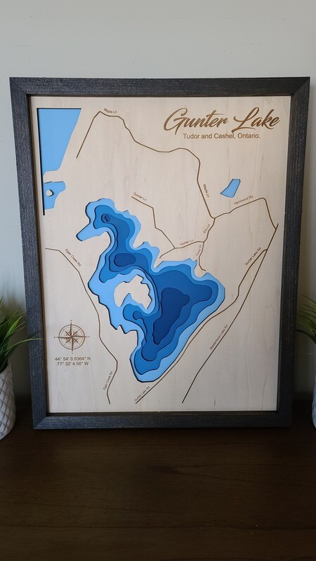 Gunter Lake 3D-Lake Maps