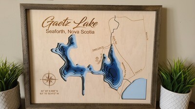 Gaetz Lake 3D-Lake Maps