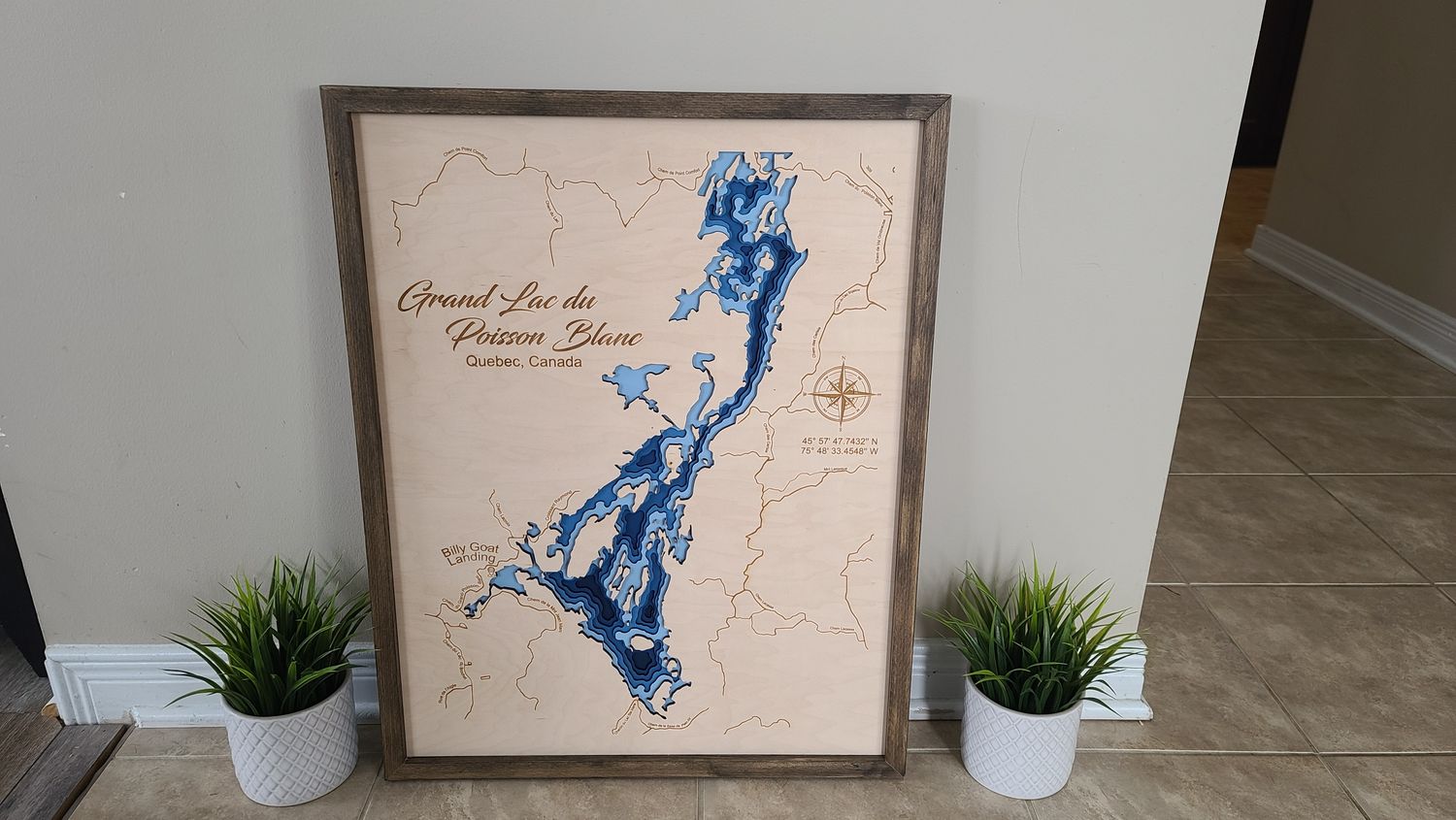 Grand Lac du Poisson Blanc 3D-Lake Maps