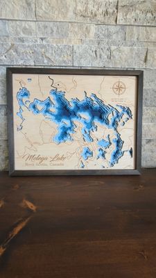 Molega Lake 3D-Lake Maps