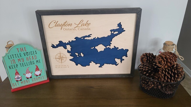Custom Single Layer Lake Map