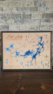 Eels Lake 3D-Lake Maps
