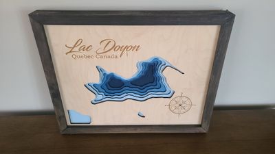 Lac Doyon 3D-Lake Maps