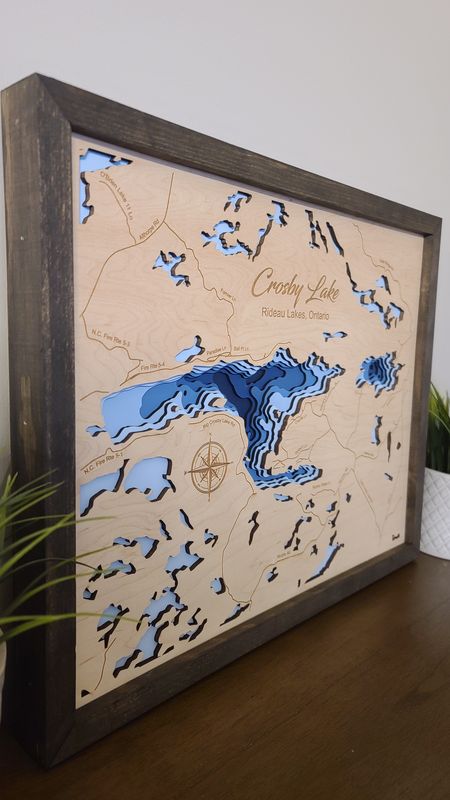 Crosby Lake 3D-Lake Maps