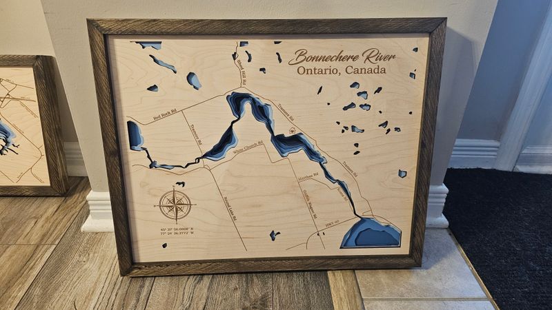 Bonnechere River 3D-Lake Maps