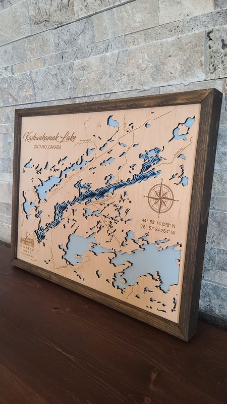 Kashwakamak Lake 3D-Lake Maps