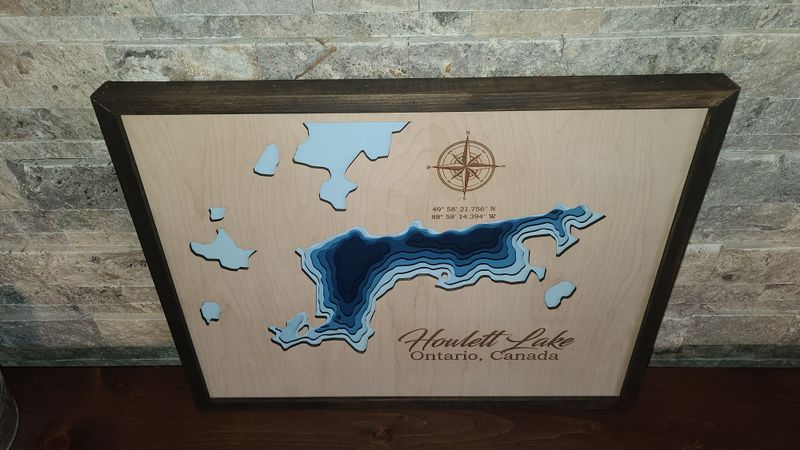 Howlett Lake 3D-Lake Maps
