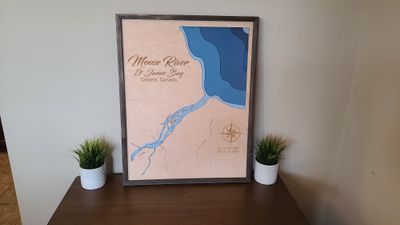 Moose River 3D-Lake Maps