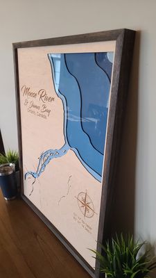 Moose River 3D-Lake Maps