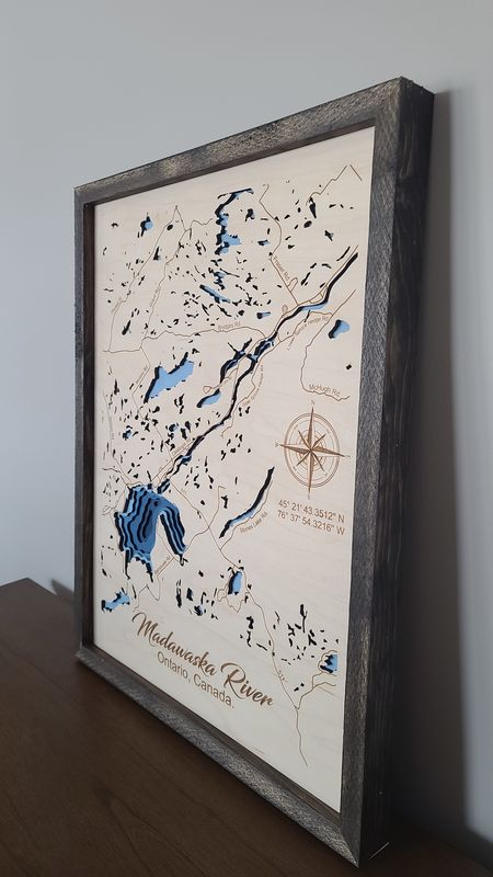 Madawaska River 3D-Lake Maps