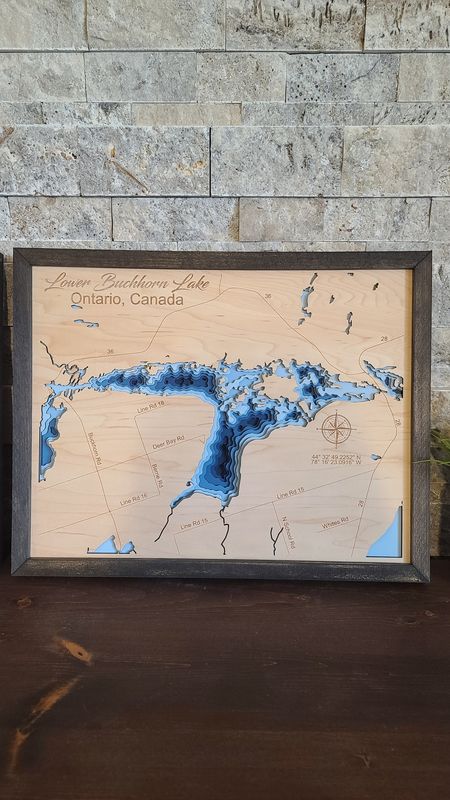 Lower Buckhorn 3D-Lake Maps