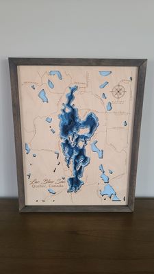 Lac Blue Sea 3D-Lake Maps