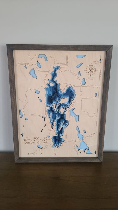 Lac Blue Sea 3D-Lake Maps