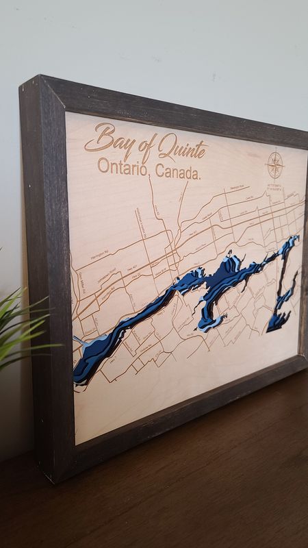 Bay of Quinte 3D-Lake Maps