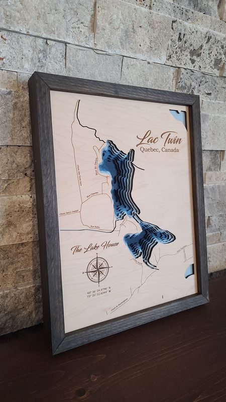 Lac Twin 3D-Lake Maps