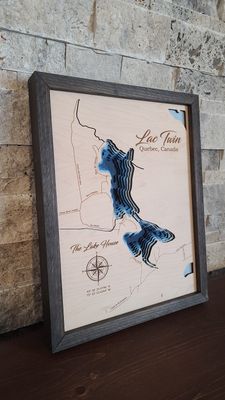 Lac Twin 3D-Lake Maps