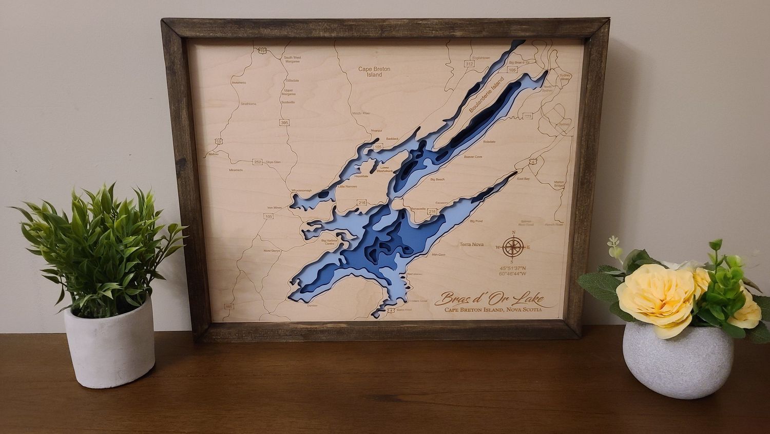 Bras d'Or Lake  3D-Lake Maps