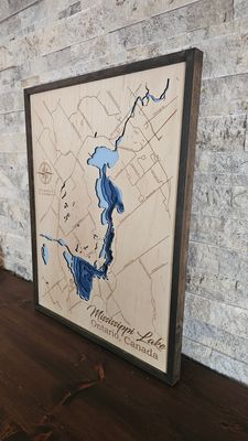 Mississippi Lake 3D-Lake Maps