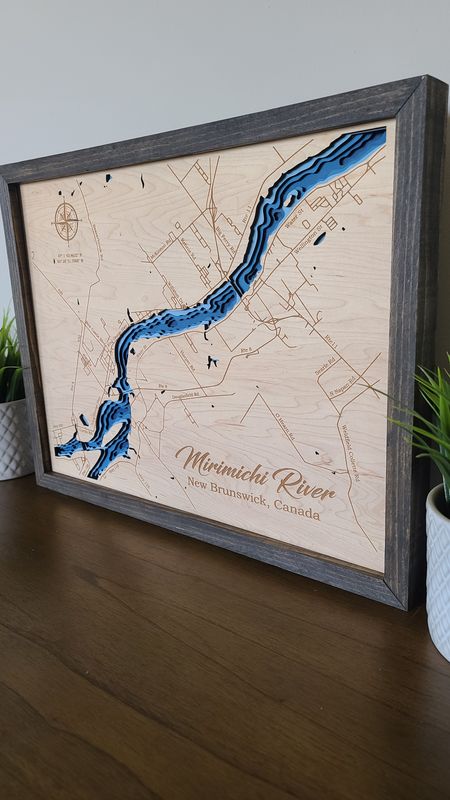 Mirimichi River - 3D-Lake Maps
