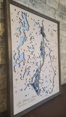 Lac Poisson Blanc 3D-Lake Maps