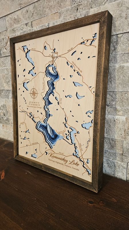 Kamaniskeg Lake 3D-Lake Maps