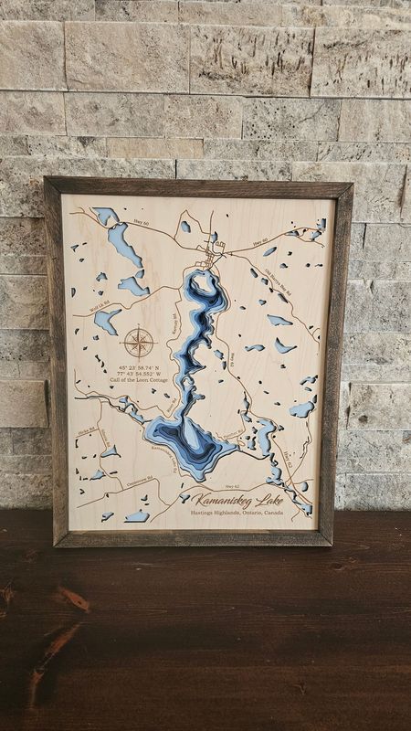 Kamaniskeg Lake 3D-Lake Maps