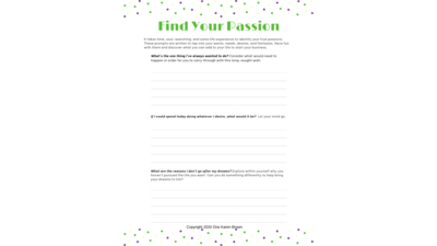 Find Your Passion (Free Download)