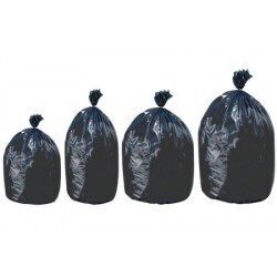 Carton 200 Sacs poubelle Noir 150 Litres Maxi
