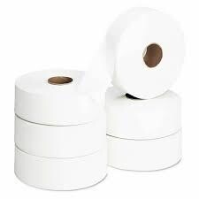 Doulux Pro papier toilette 2 plis Mini jumbo lisse 53PH 80202 colis de 12