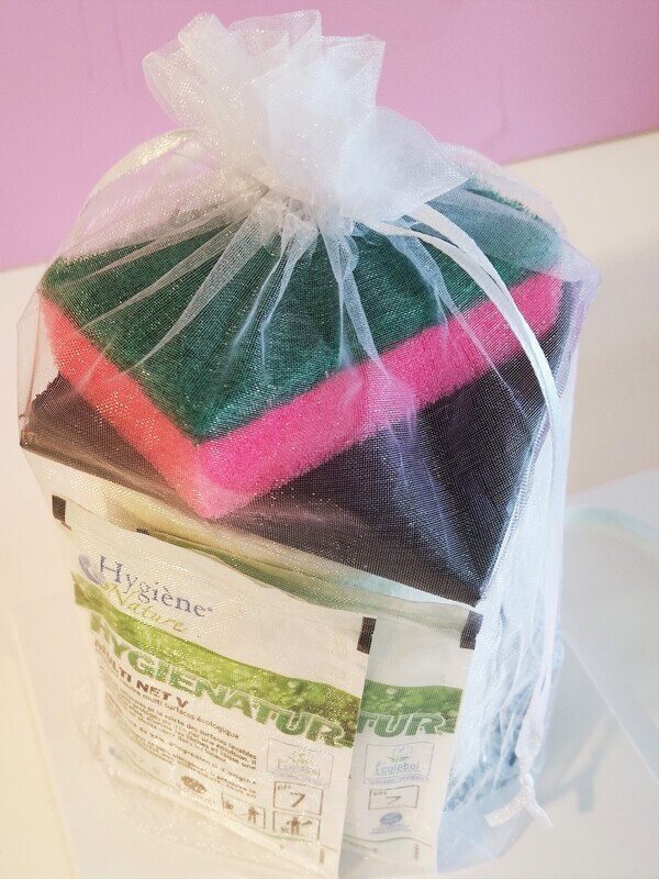 50 Kits entretien Medium + Papier toilette (Pochette Organza)