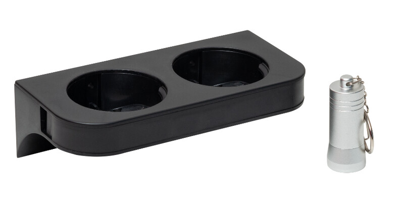 SUPPORT DOUBLE ANTIVOL MAGNETIQUE POUR FLACON 400ML - VENDU PAR 2 SANS CLE