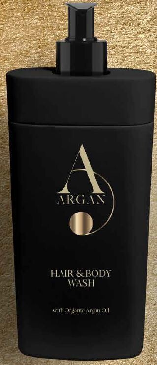 FLACON 400ML CORPS &amp; CHEVEUX NEW ARGAN - 24 UNITES