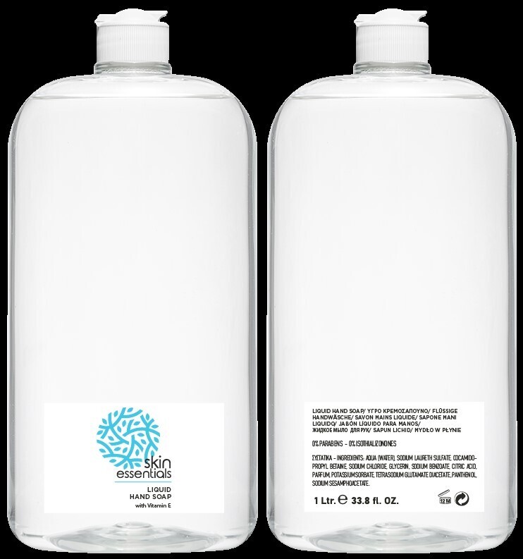 RECHARGE 1 LITRE SAVON MAINS  - CARTON DE 9