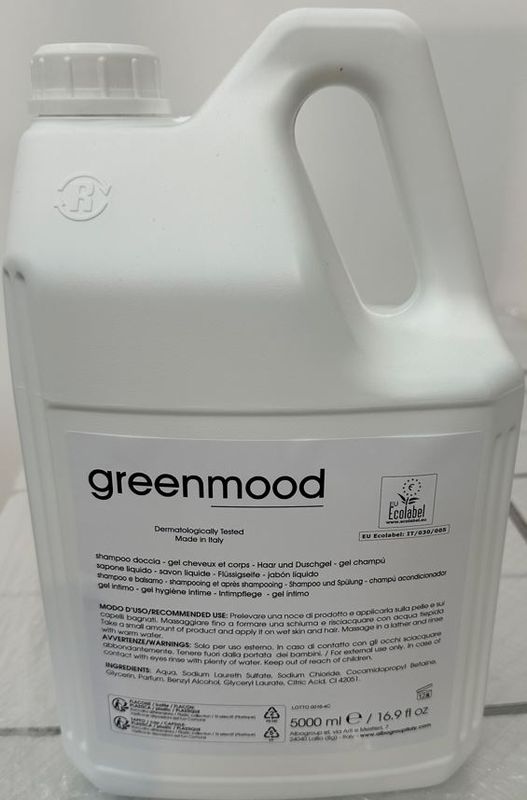 BIDON 5L CORPS &amp; CHEVEUX ECOLABEL GREENMOOD