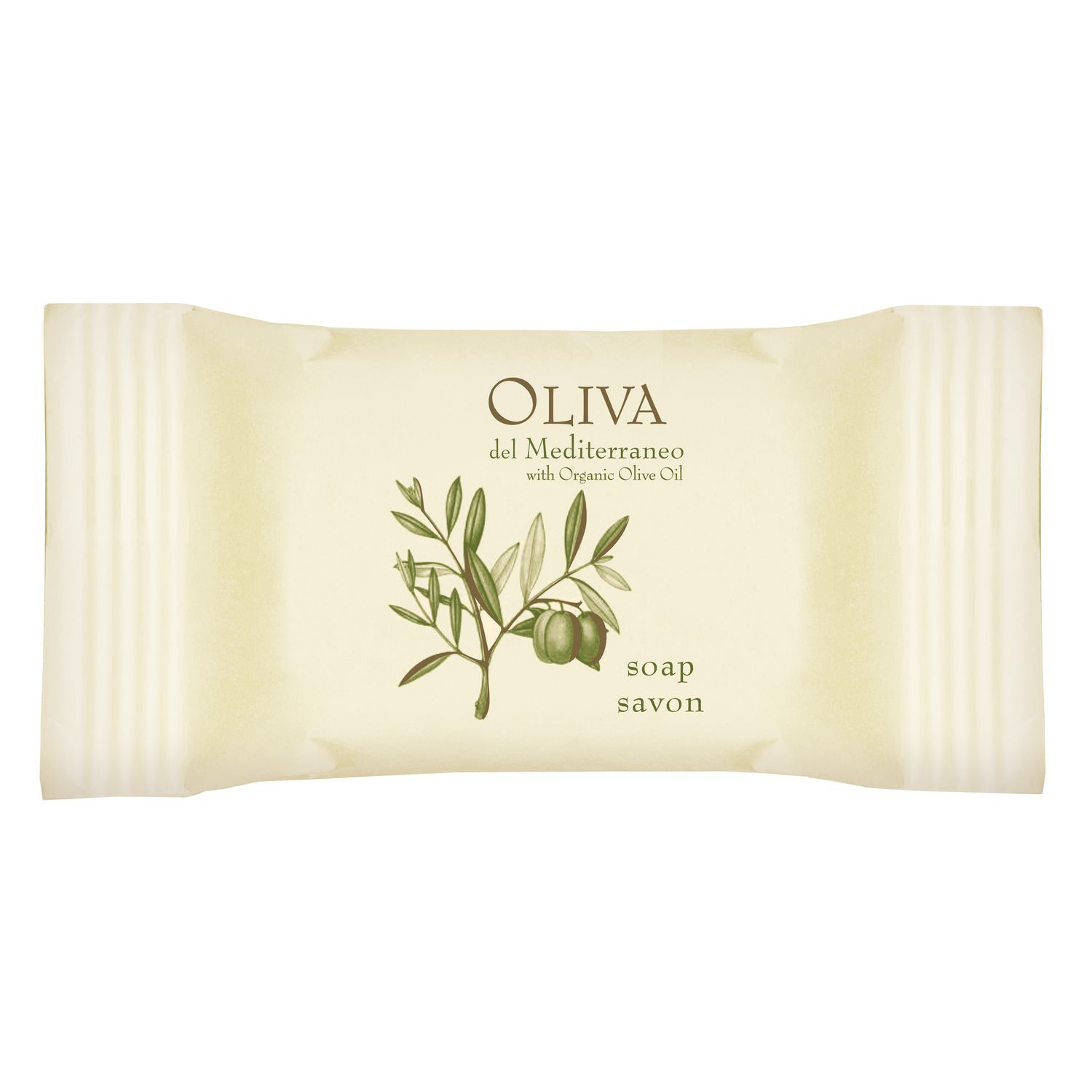 SAVON FLOW PACK 15GR OLIVE - 450 UNITES
