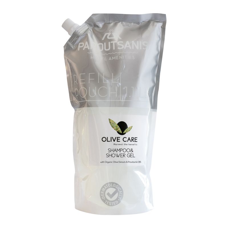 RECHARGE 1,1 LITRE CORPS &amp; CHEVEUX OLIVE CARE