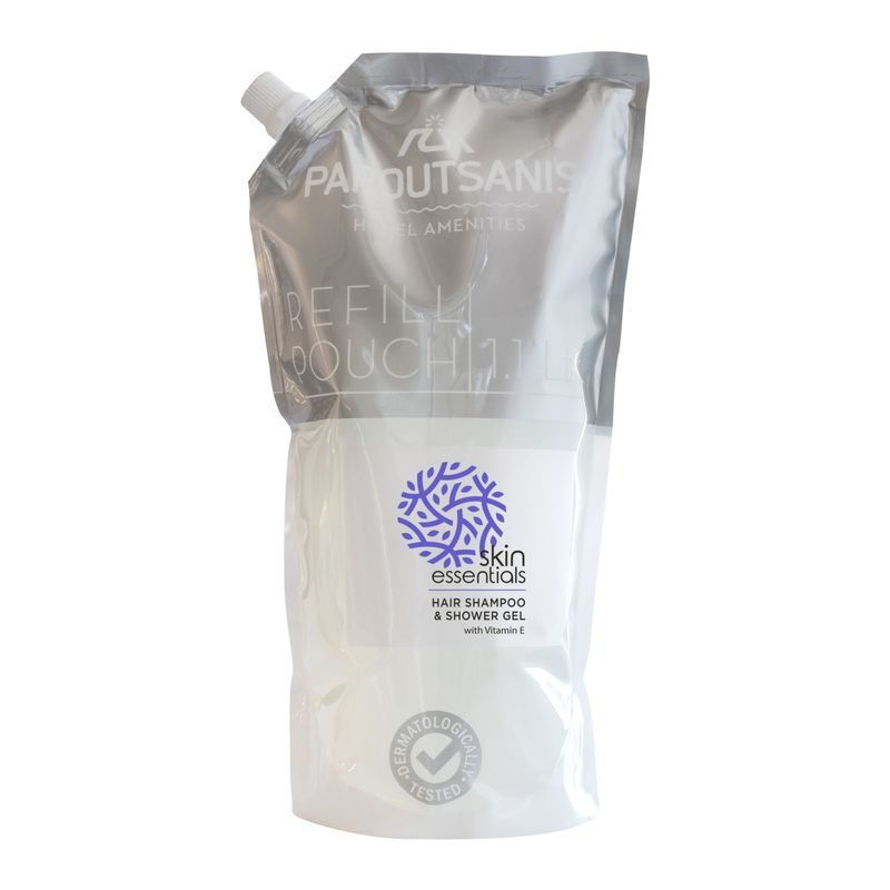RECHARGE 1,1 LITRE CORPS &amp; CHEVEUX SKIN ESSENTIALS