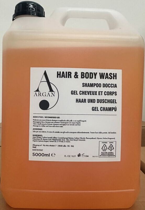 BIDON 5L CORPS &amp; CHEVEUX ARGAN