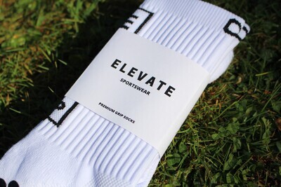 Elite Grip Socks - White