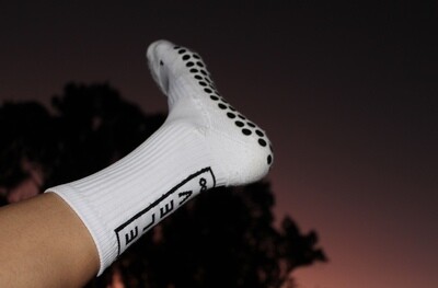 Elite Grip Socks - White