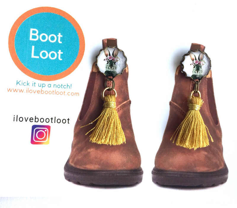 Sweet Bunny Tassle Boot Loot For Blundstones
