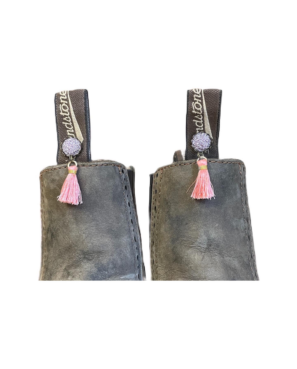 Lavender Glitter Bomb With Tassel Boot Loot Extra For Blundstones