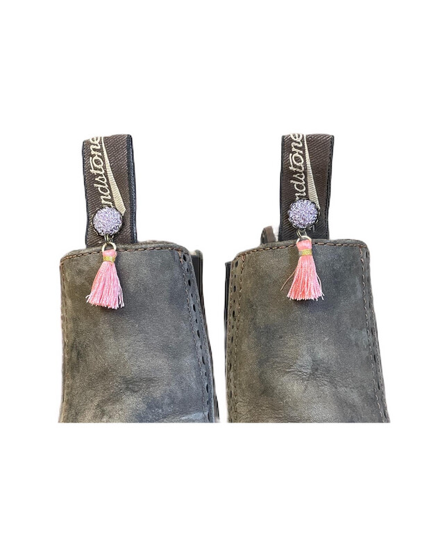 Lavender Glitter Bomb With Tassel Boot Loot Extra For Blundstones