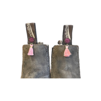 Raspberry Tassel Boot Loot Extra For Blundstones