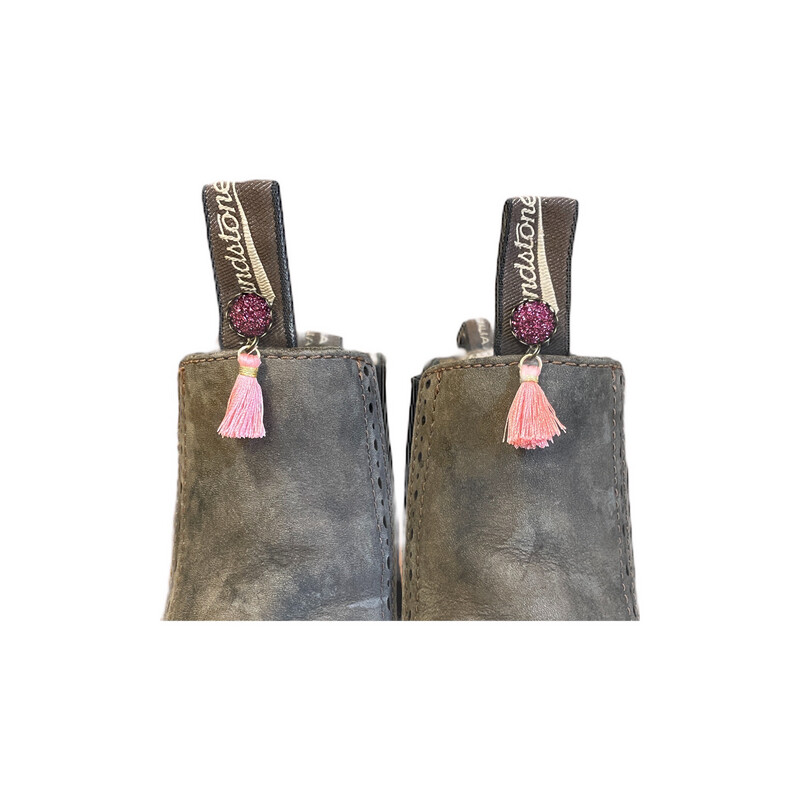 Raspberry Tassel Boot Loot Extra For Blundstones