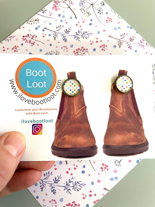Heart Rainbow Boot Loot For Blundstones