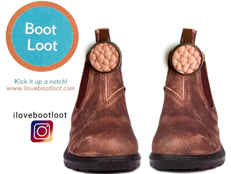 Pink Faux Leather Boot Loot For Blundstones