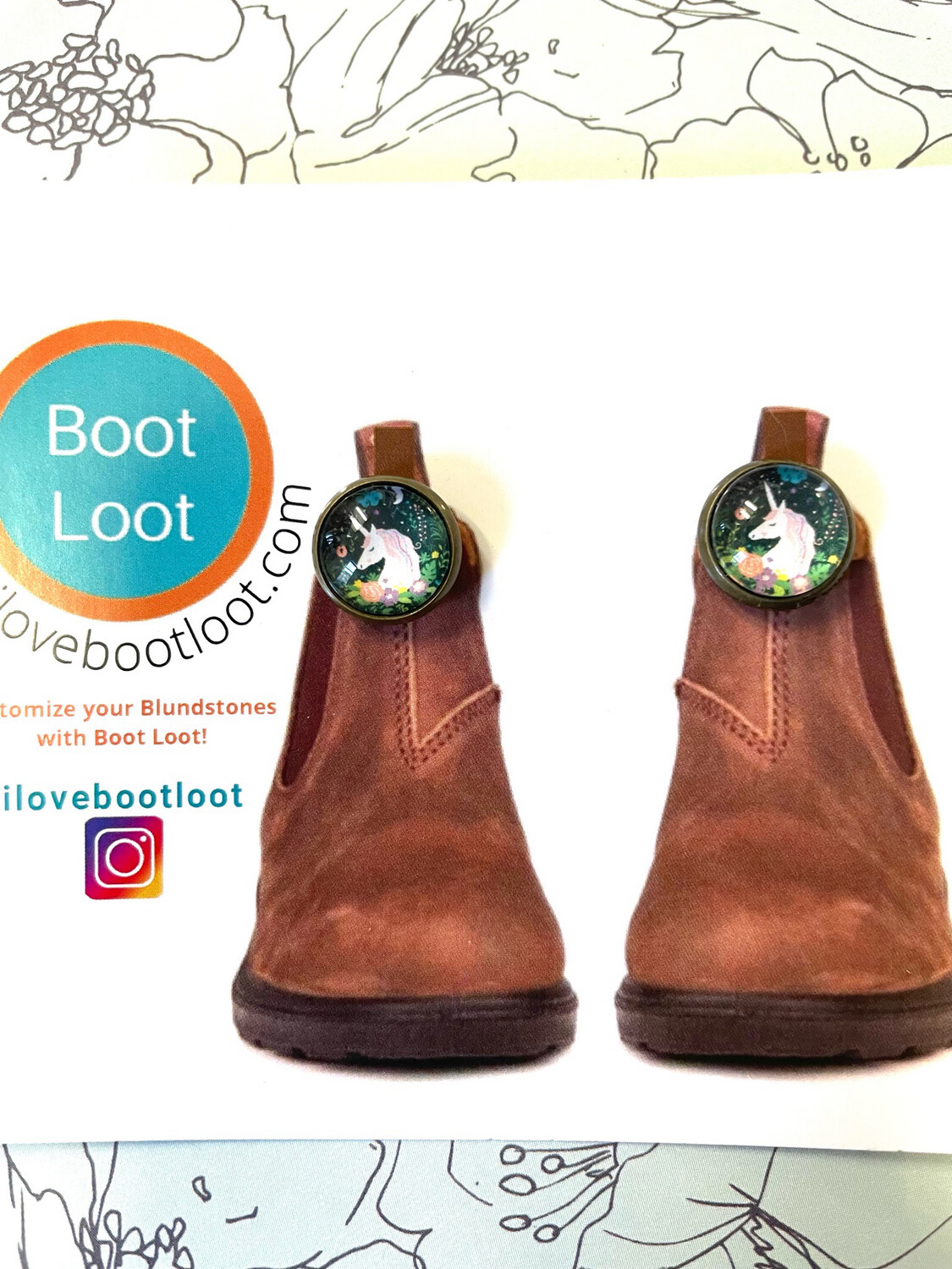 Midnight Unicorn Boot Loot For Blundstones